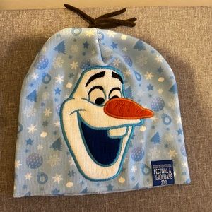Disney Frozen Olaf Festival of Holidays limited edition hat NWOT